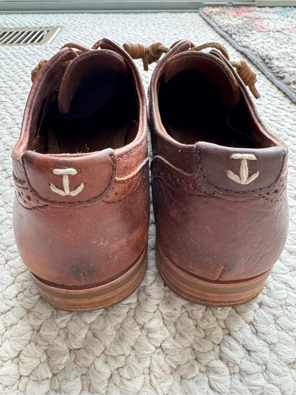 Sperry Oxford Brown Leather Shoes - Picture 7 of 7